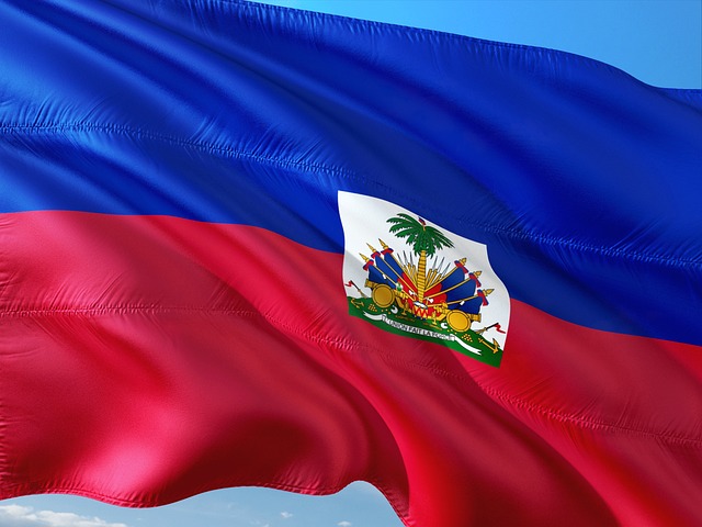 A bandeira do Haiti.